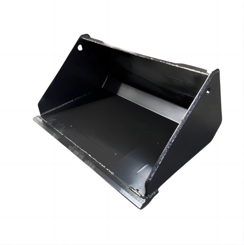 AGT 32" Bucket Without Teeth for Mini Skid Steer Toothless Bucket | M-BK32