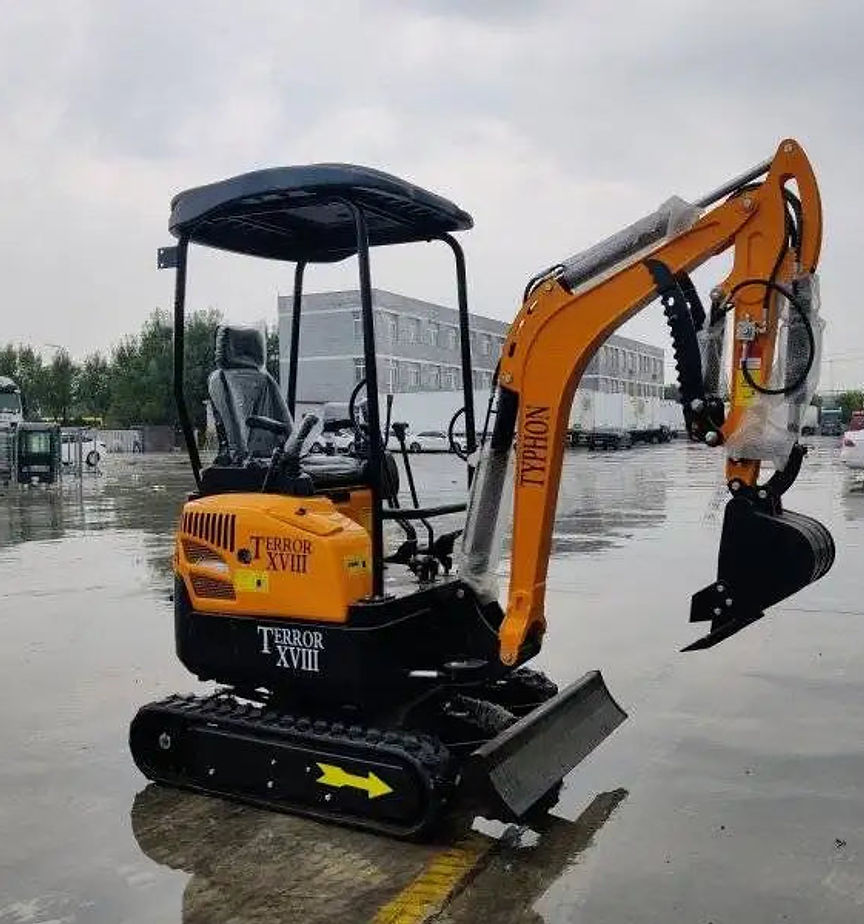 TYPHON TERROR XVIII Mini Excavator 4000lbs USA KUBOTA D902 + 12β³ DIGGING BUCKET