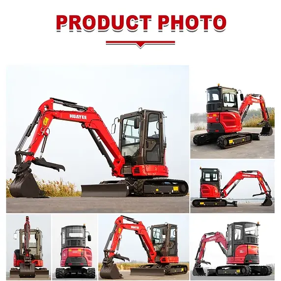 3.5 Ton Mini Excavator 24HP Yanmar Engine Enclosed Cab | HUAYEE HY35C